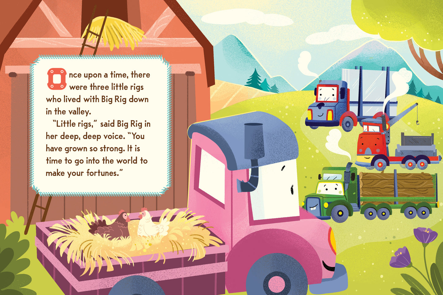 Truck Tales: The Three Little Rigs and the Big Bad Bulldozer