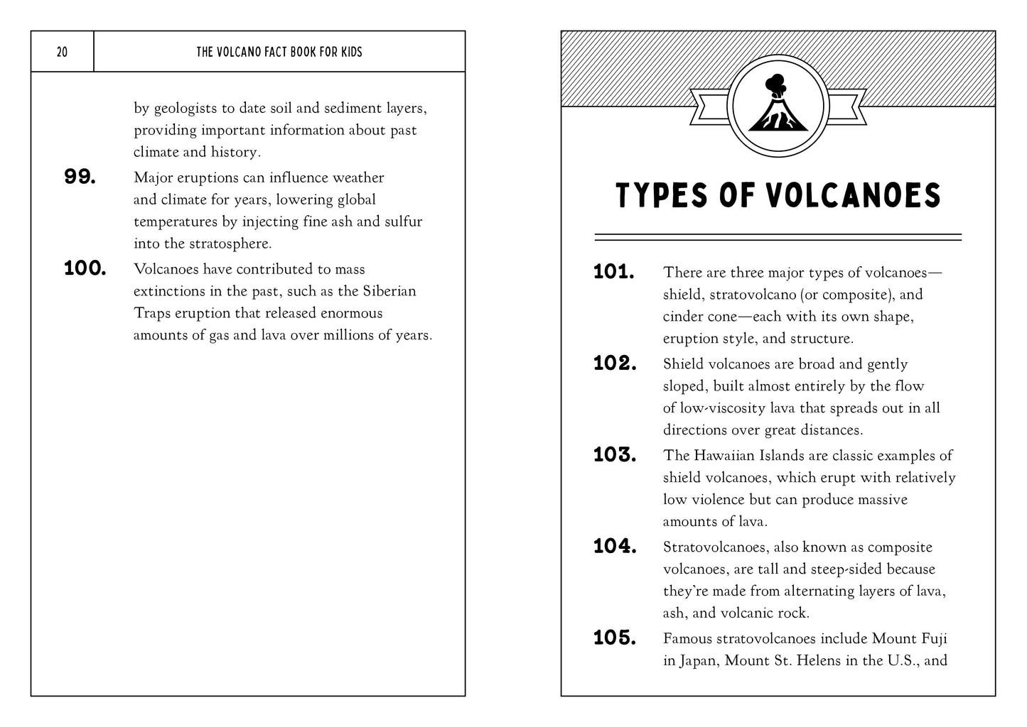 The Volcano Fact Book for Kids