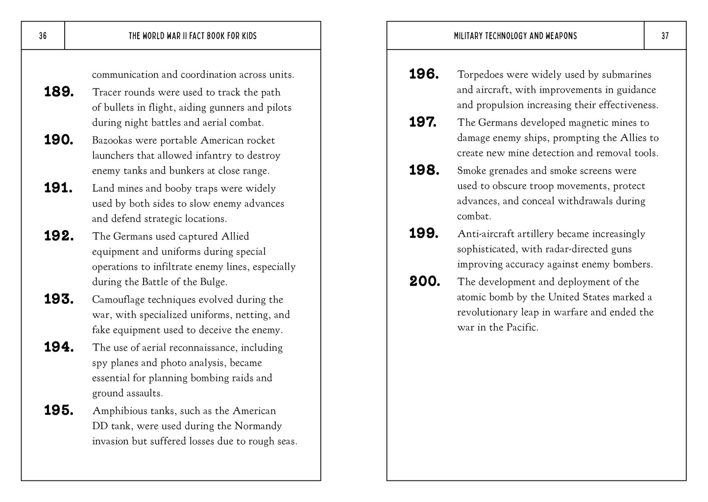 The World War II Fact Book for Kids