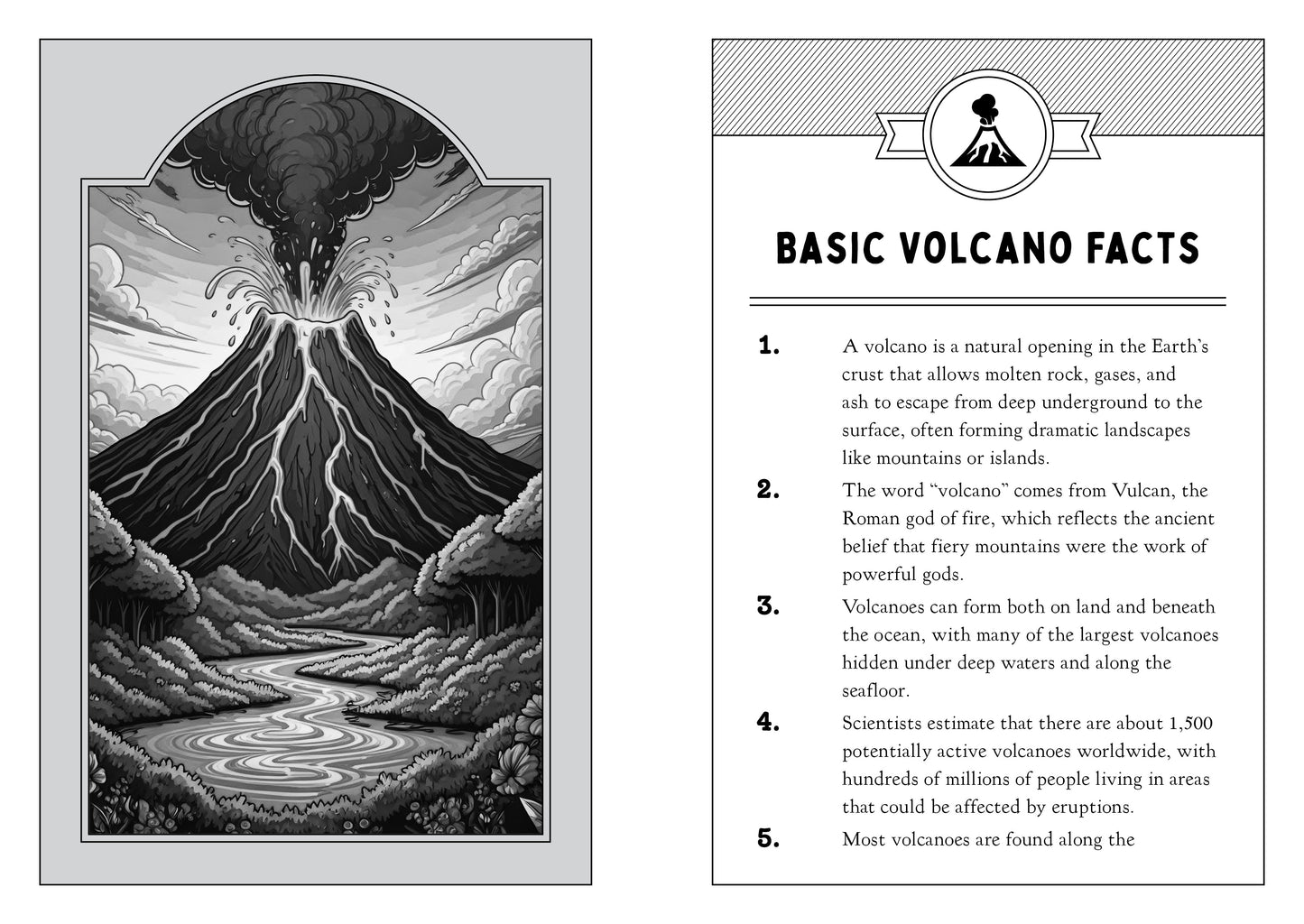 The Volcano Fact Book for Kids