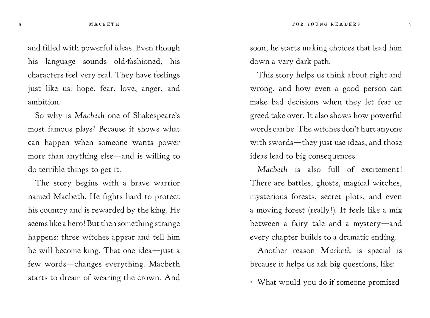 Macbeth for Young Readers