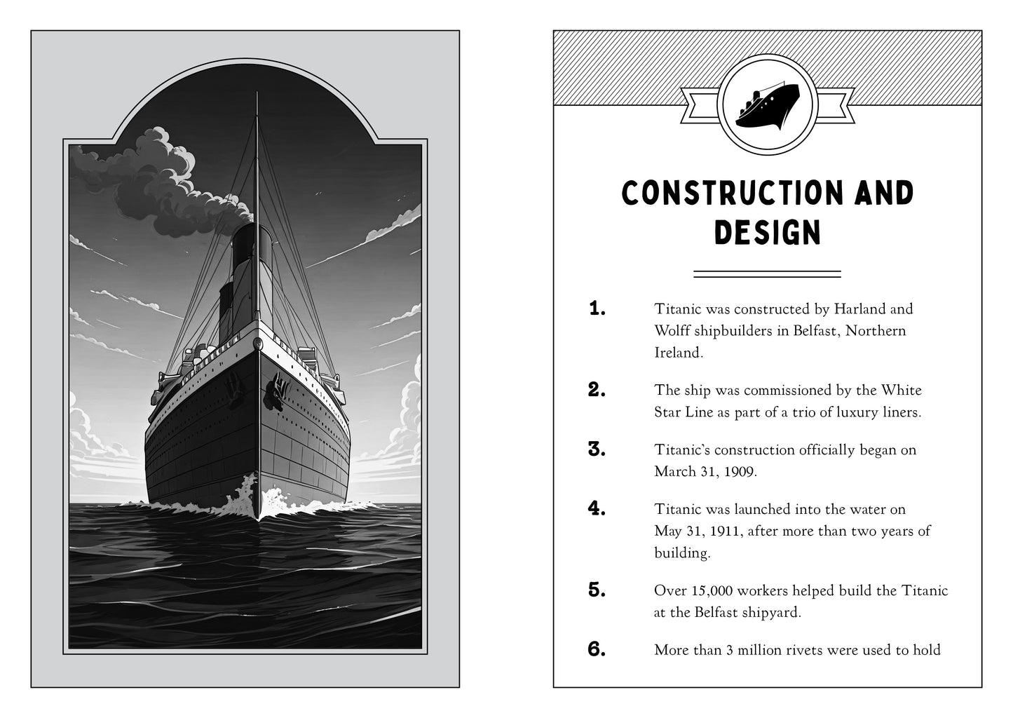 The Titanic Fact Book for Kids