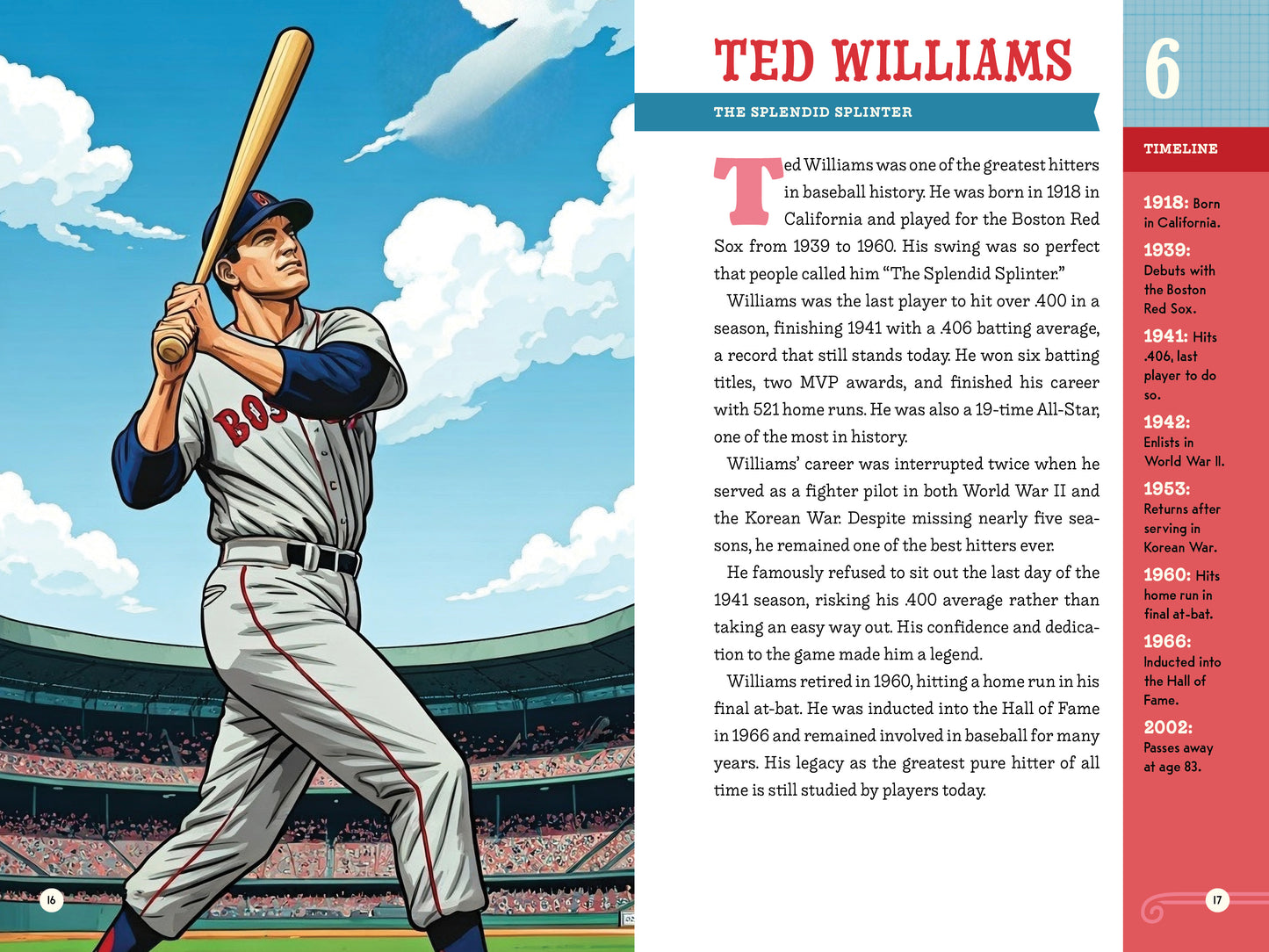 Inspiring Stories from Baseball: 30 Biographies of Baseball Legends, Past and Present