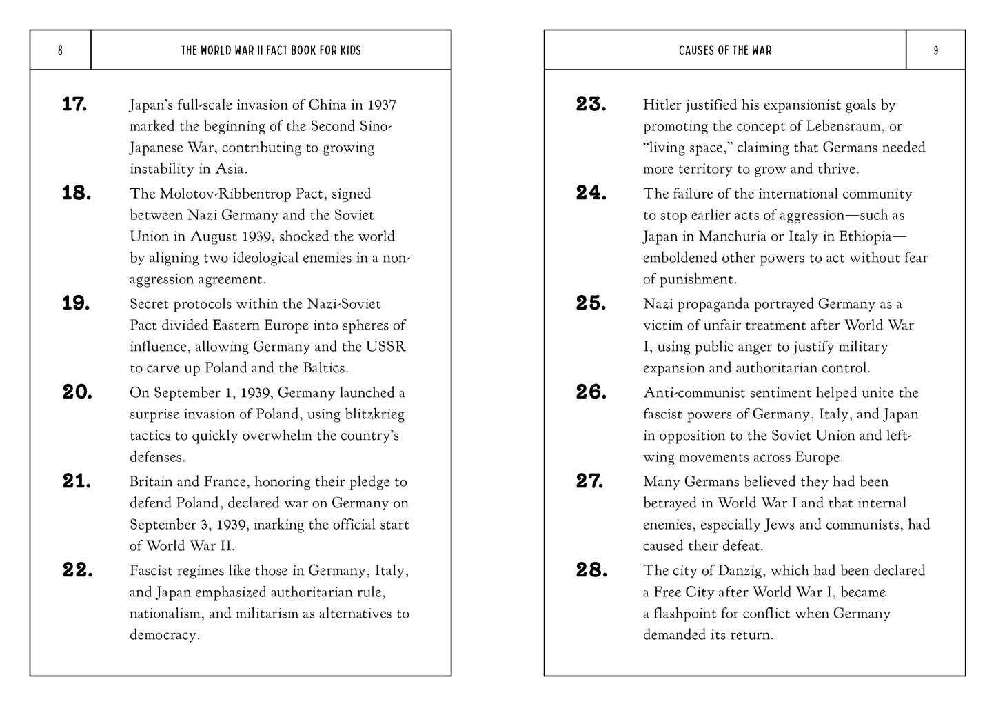 The World War II Fact Book for Kids