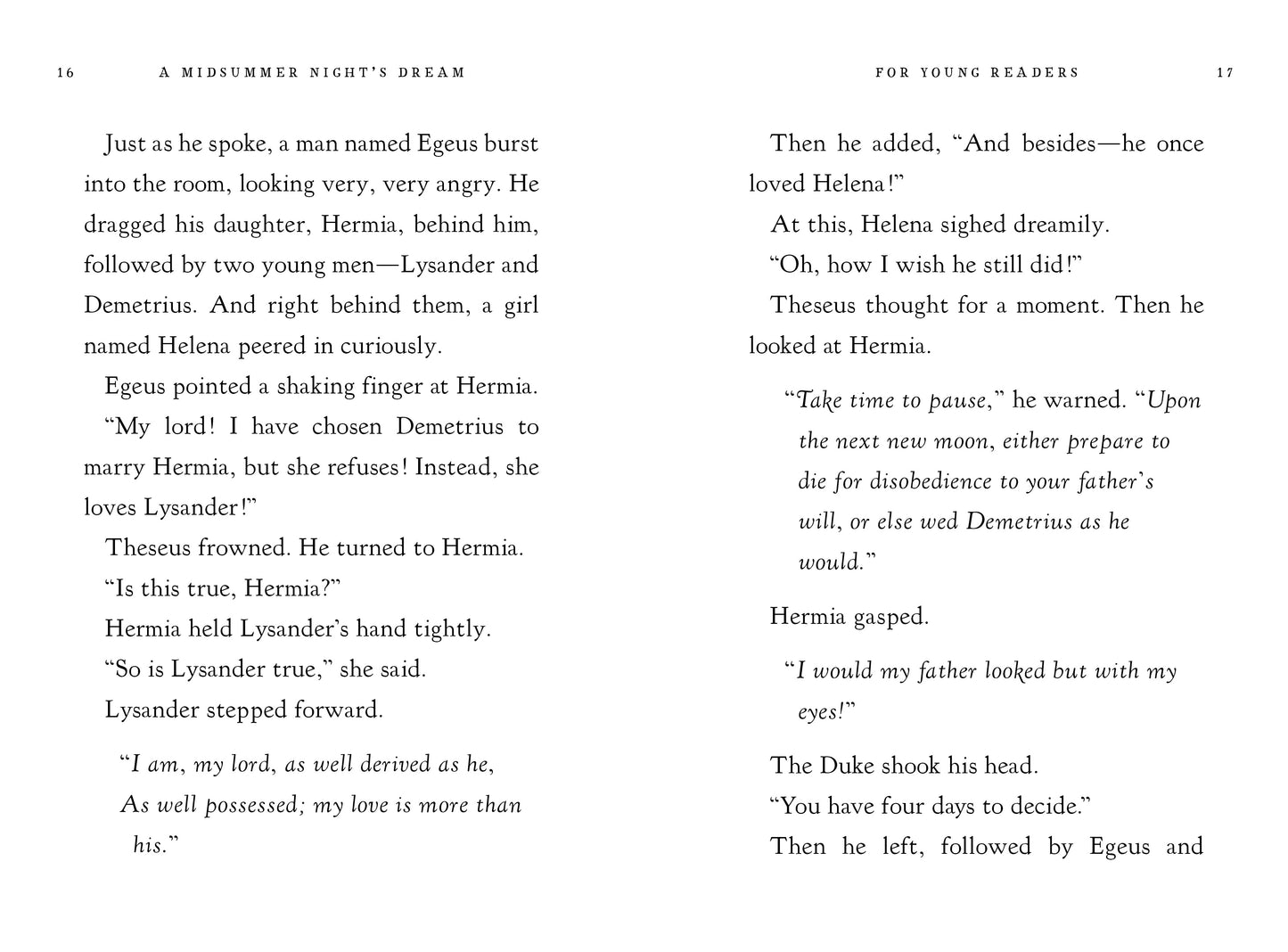 A Midsummer Night's Dream for Young Readers