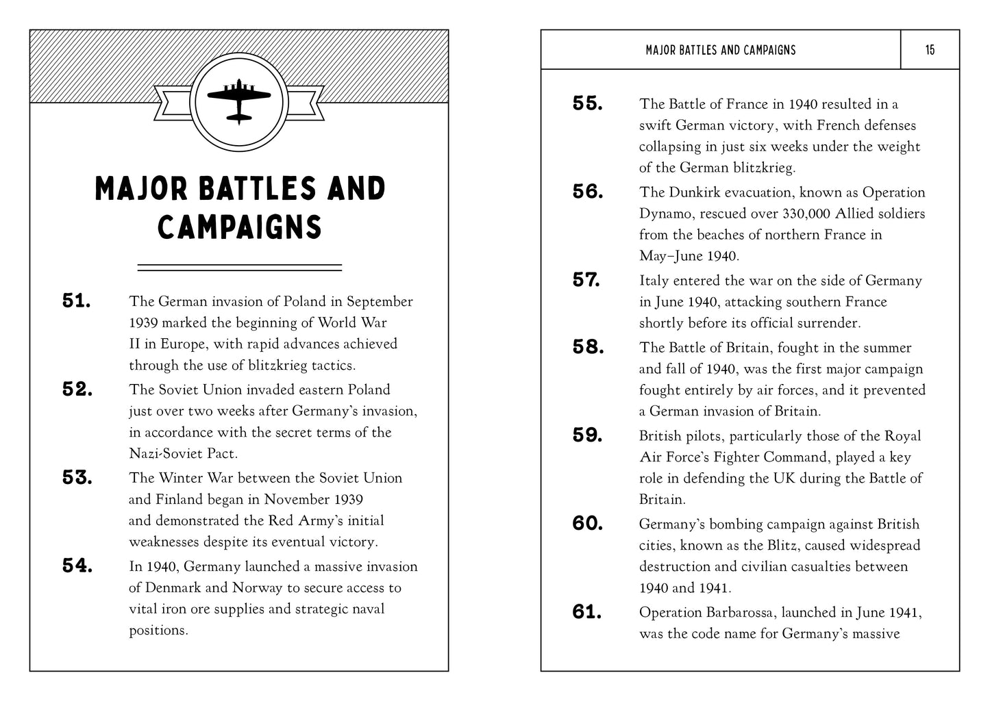 The World War II Fact Book for Kids