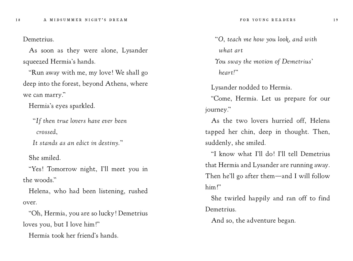 A Midsummer Night's Dream for Young Readers