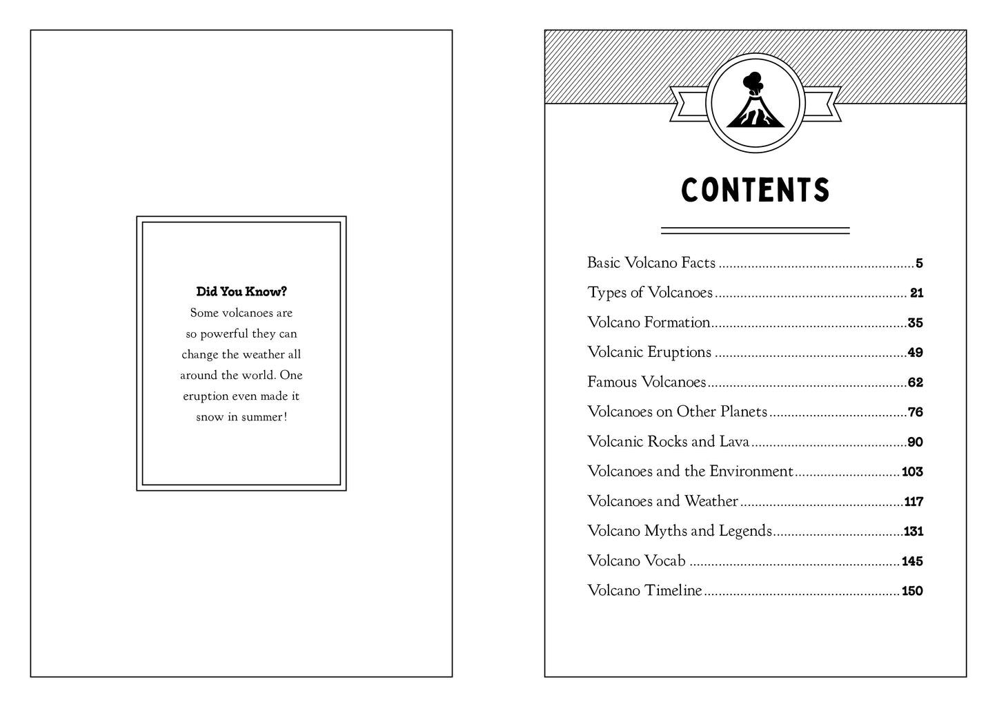 The Volcano Fact Book for Kids