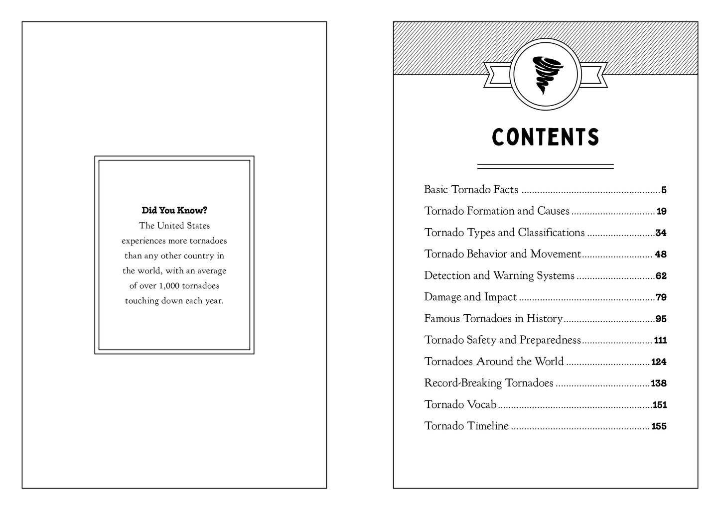 The Tornado Fact Book for Kids