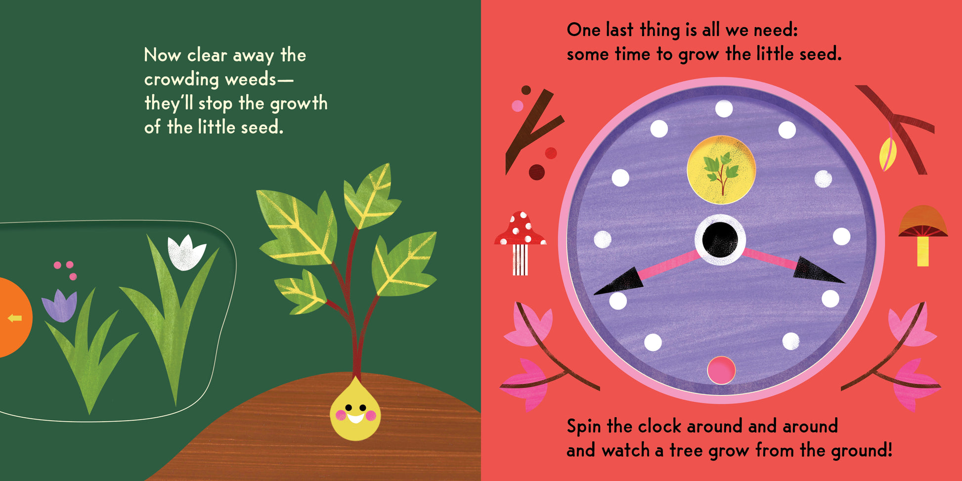 a young plant growing within the seed Grow, Seed, Grow! – Bushel & Peck Books