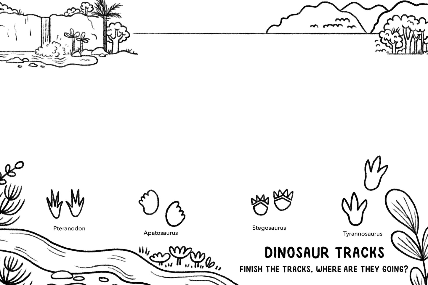 Mini Doodles: Let's Draw Dinosaurs
