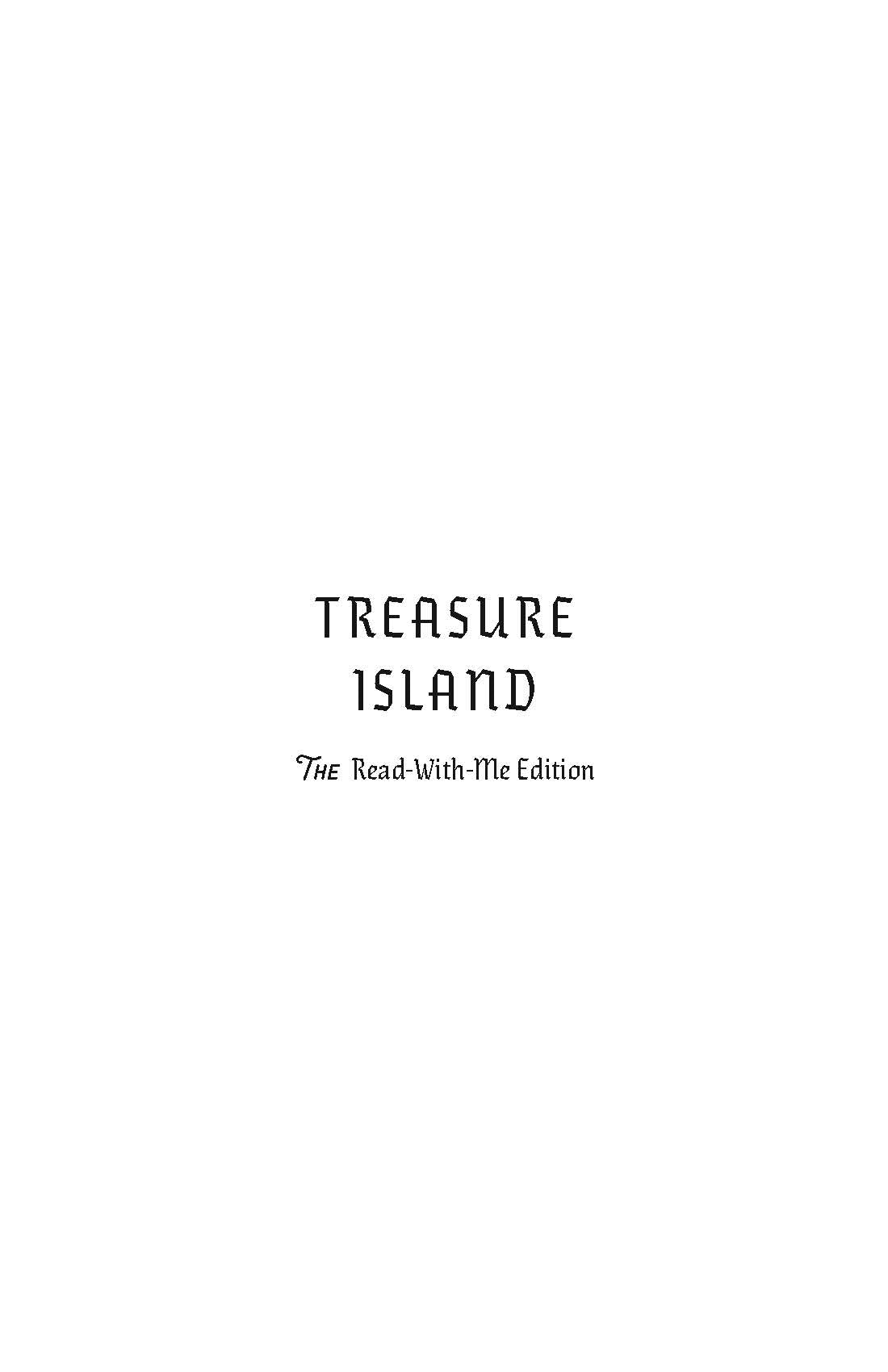 Treasure Island: The Read-With-Me Edition