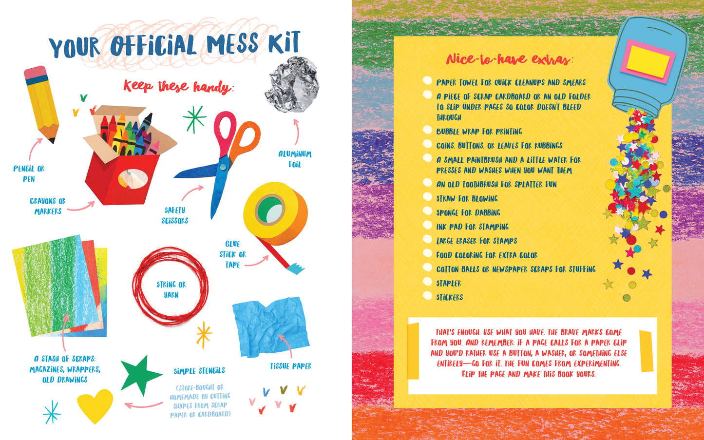Splatter This Art Book! A Radical Journal with 45 Activities