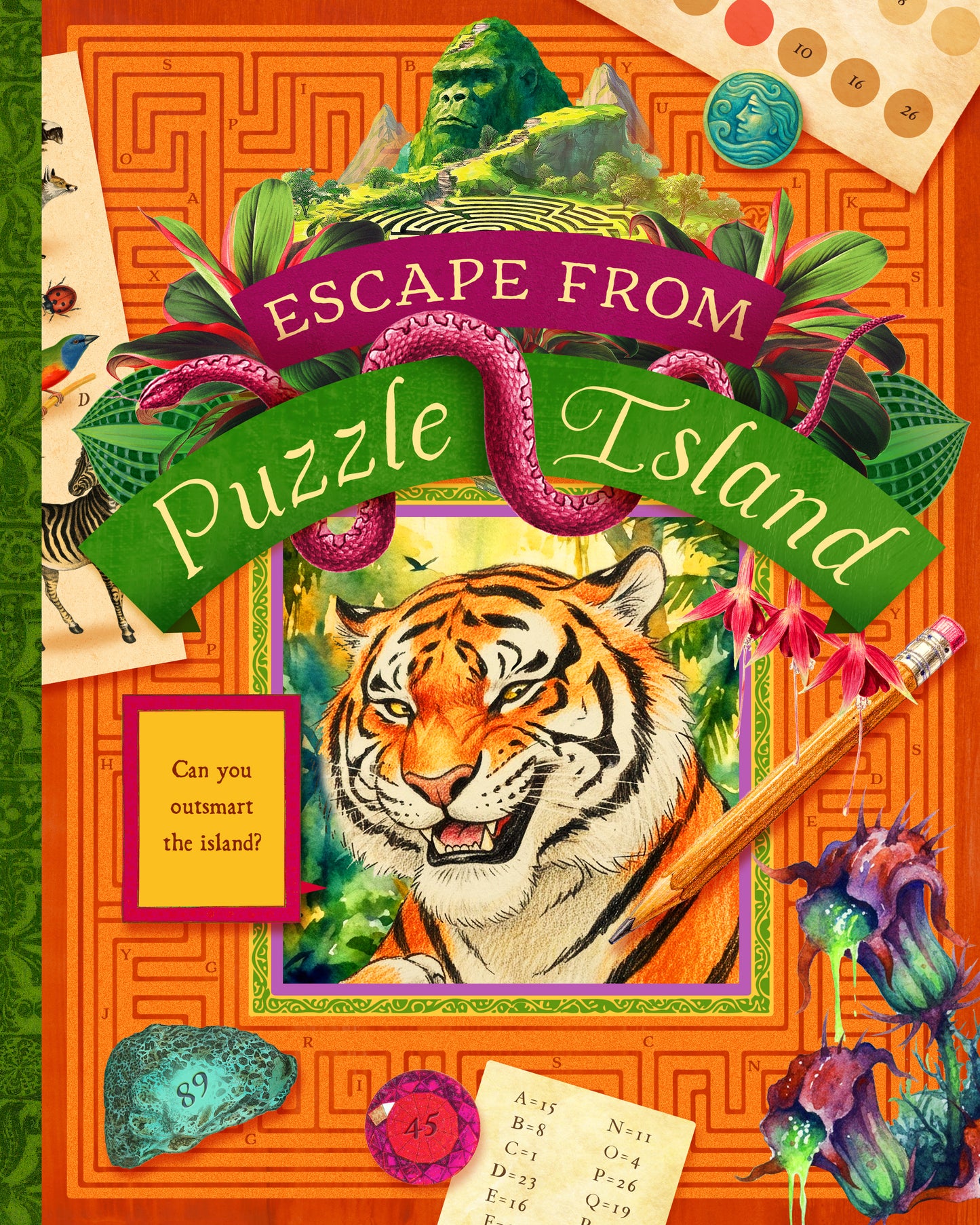 Escape from Animal Island Puzzle Book