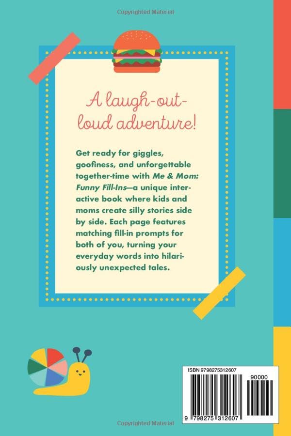 Me & Mom: Funny Fill-Ins: A Side-by-Side Fill-in-the-Blank Story Book